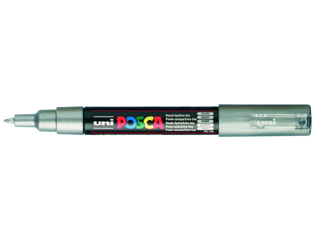 Paintmarker Uni POSCA PC1MC EF zilver