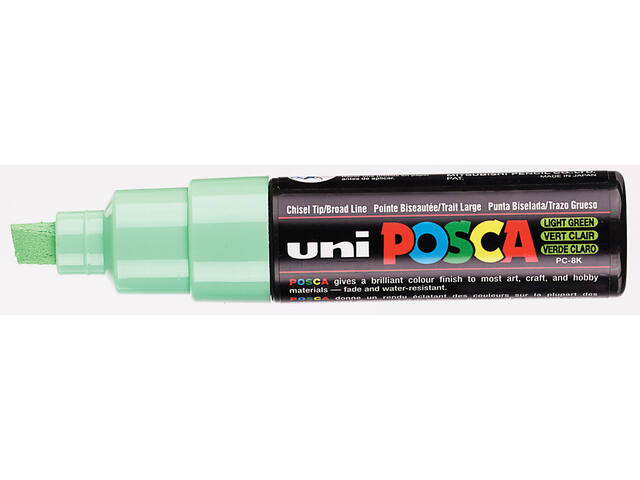 Paintmarker Uni POSCA PC8K B schuin lichtgroen