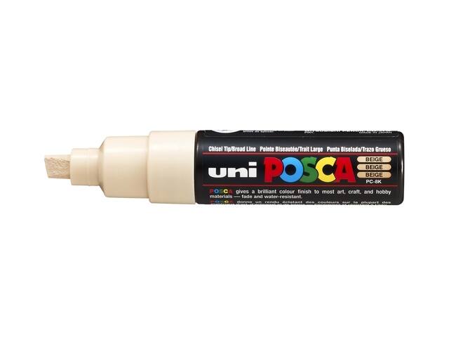 Paintmarker Uni POSCA PC8K B schuin beige