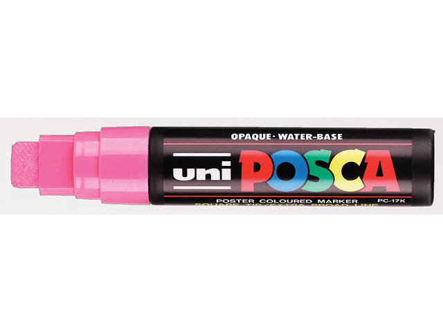 Paintmarker Uni POSCA PC17K EB rechthoek roze