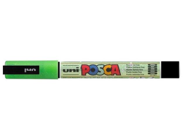 Paintmarker Uni POSCA PC3M F glitter donkergroen