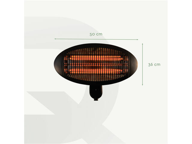 Terrasverwarmer BRASQ hangend elektrisch