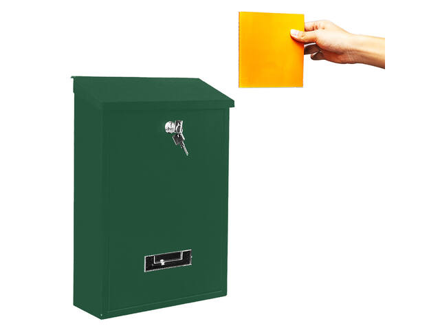 Brievenbus BRASQ PB100 Basic wand groen