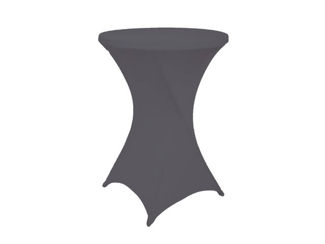 Tafelrok BRASQ voor statafel 80cm antraciet