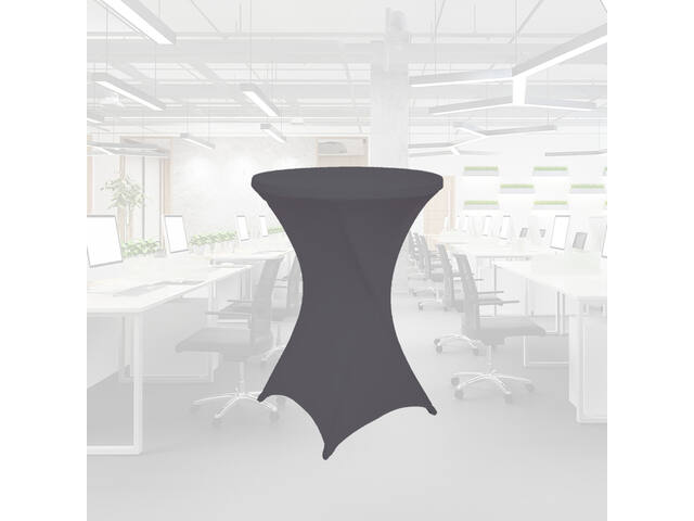 Tafelrok BRASQ voor statafel 80cm antraciet