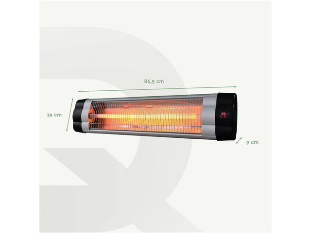 Terrasverwarmer BRASQ hangend elektrisch met ab