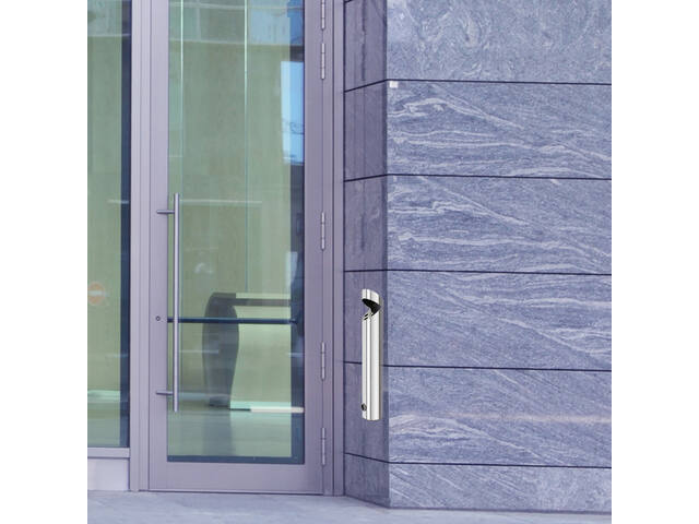 Asbak BRASQ wand AT200 RVS
