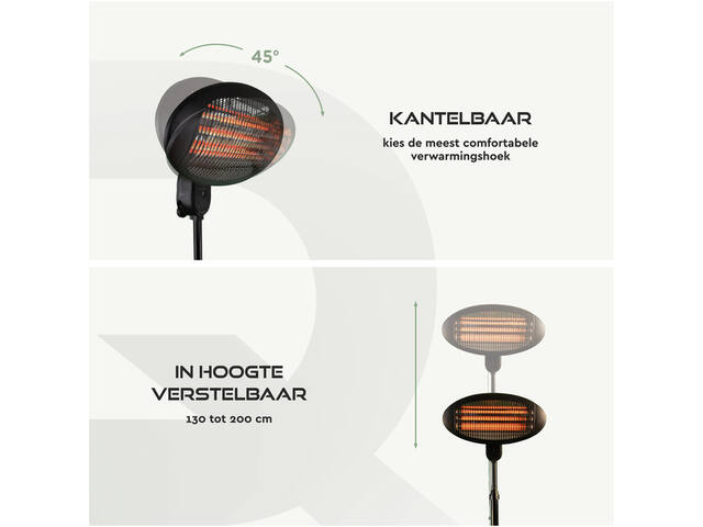 Terrasverwarmer BRASQ staand elektrisch