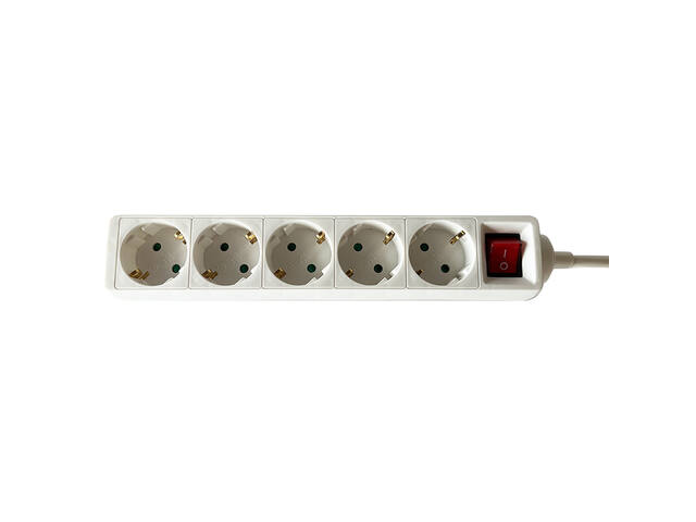 Stekkerdoos BRASQ  5 voudig 1.4 meter wit