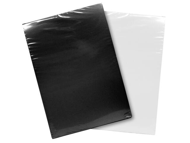 Voorblad Quantore A4 PP 300 micron zwart 100 stuks