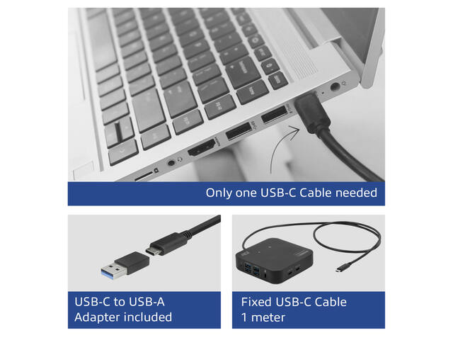 USB-C Docking Station HDMI monitoren displayLink