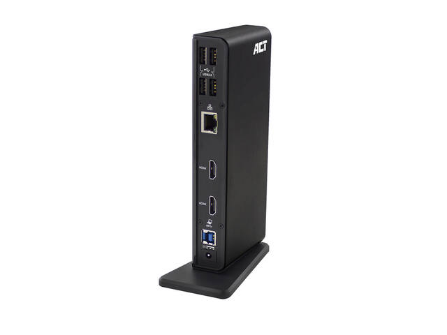 USB-C docking station voor 1 HDMI USB A/C Netwerk