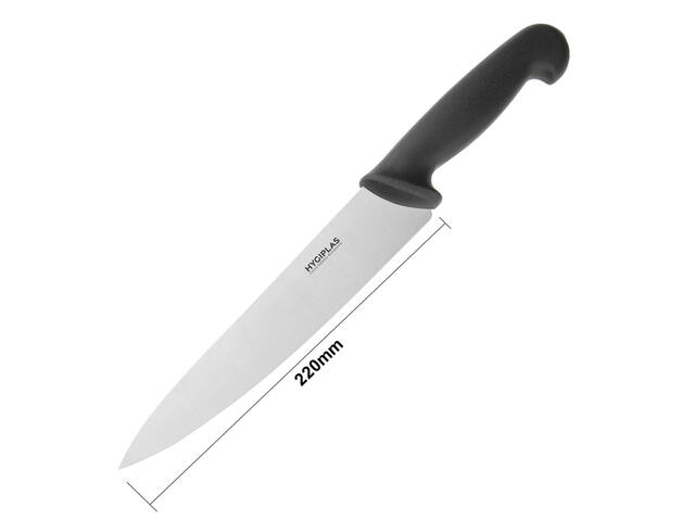 Koksmes Hygiplas 215 mm zwart