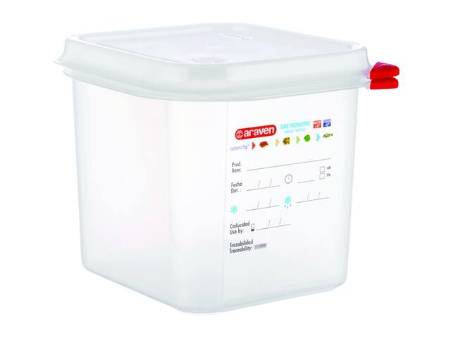 Voedseldoos Araven GN 1/6 met deksel 2600 ml