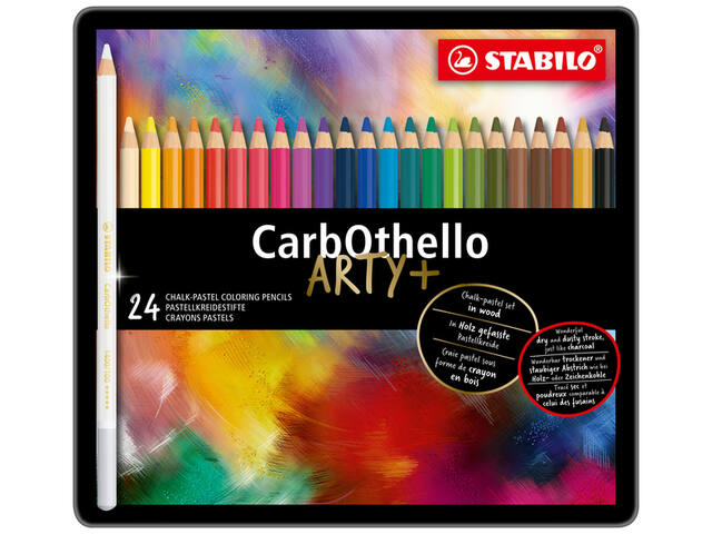 Kleurpotlood STABILO CarbOthello kalkpastel 24st