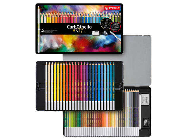 Kleurpotlood STABILO CarbOthello kalkpastel 60st