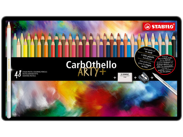 Kleurpotlood STABILO CarbOthello kalkpastel 48st