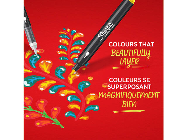 Creatieve marker Sharpie 12st assorti