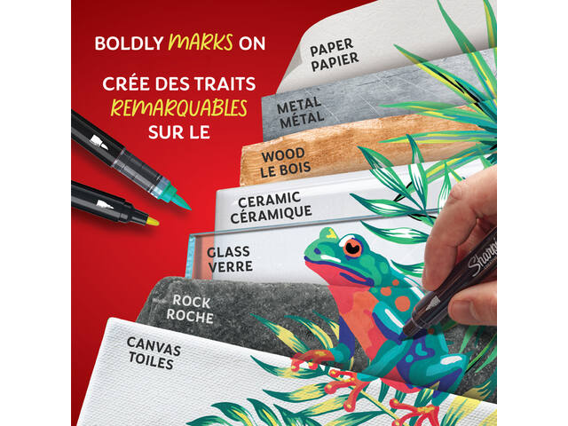 Creatieve marker Sharpie 12st assorti