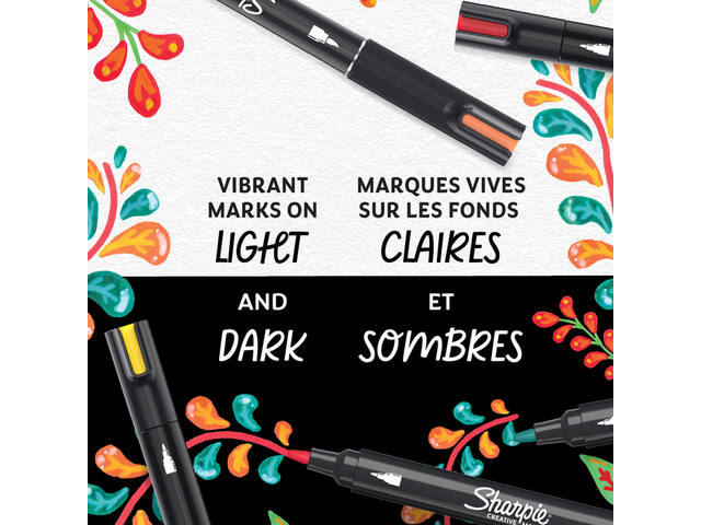 Creatieve marker Sharpie 12st assorti
