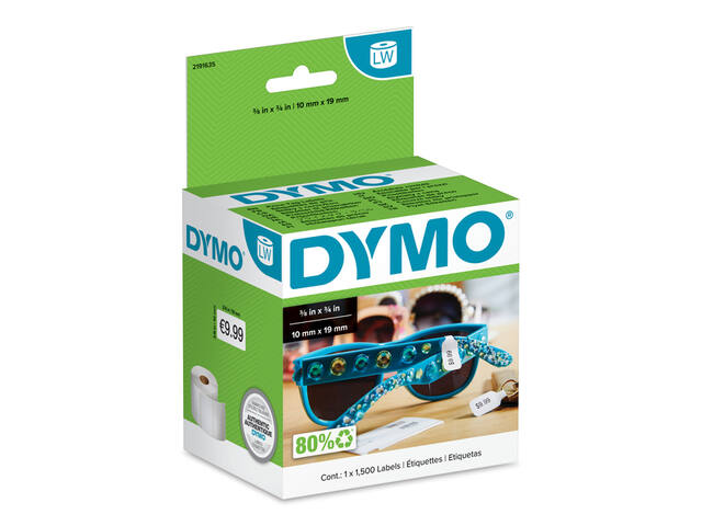 Etiket Dymo LabelWriter prijslabel 10x19mm 1st wit
