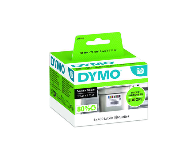 Etiket Dymo LabelWriter voedsel 54x70mm 1st wit
