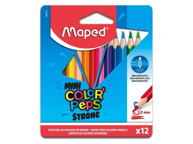 Kleurpotlood Maped ColorPeps Mini Strong 12 stuks