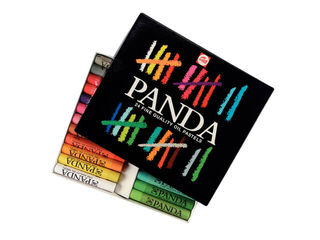 Oliepastel Talens Panda set a 24 kleuren