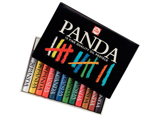 Oliepastel Talens Panda set a 12 kleuren