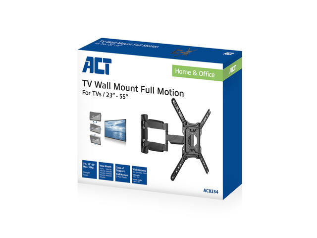 Full motion TV wandsteun 23 tot 55 inch VESA