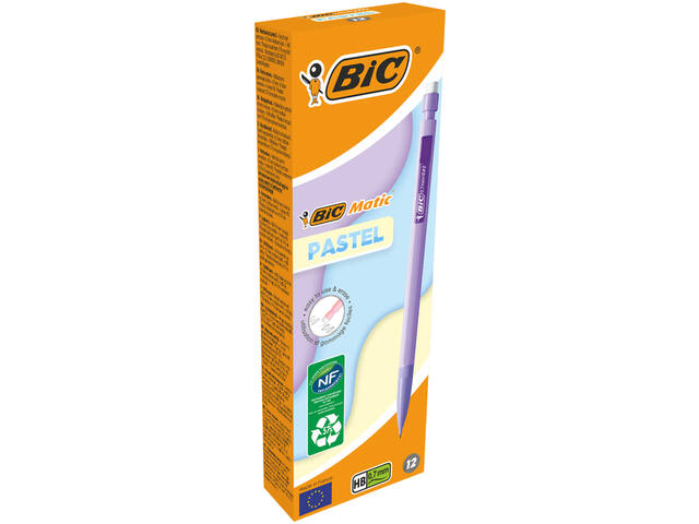 Vulpotlood Bic Matic Pastel HB 0.7mm pastel ass