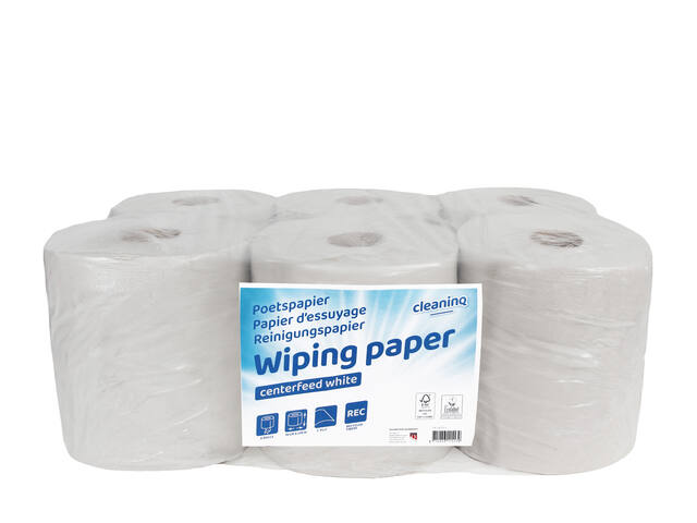 Poetspapier Cleaninq M2 6x270m wit