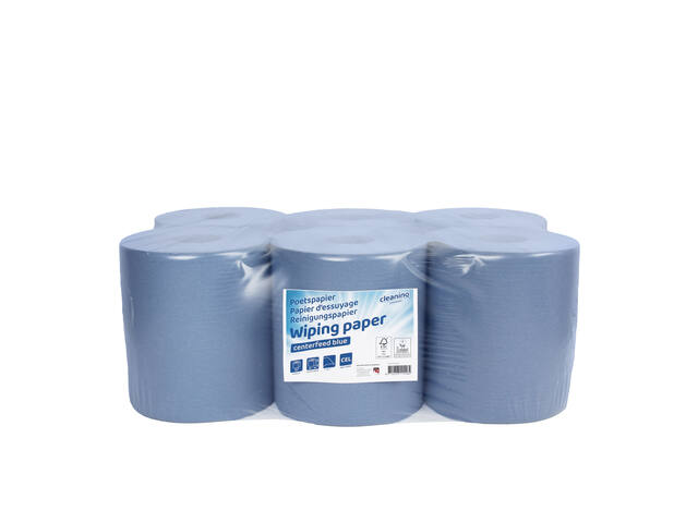 Poetspapier Cleaninq M2 6x300m blauw
