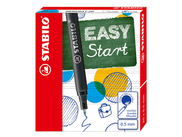 Rollerpenvulling STABILO Easyoriginal F 20st blauw