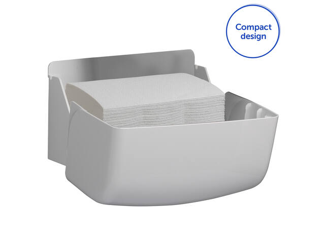 Handdoekdispenser Aquarius mini wit 6956