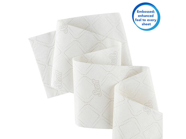 Toiletpapier Scott Essential jumbo 200m wit 8614
