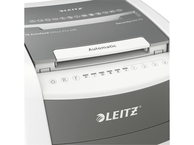 Papiervernietiger Leitz IQ Auto+ Of Pro 600 2x15mm