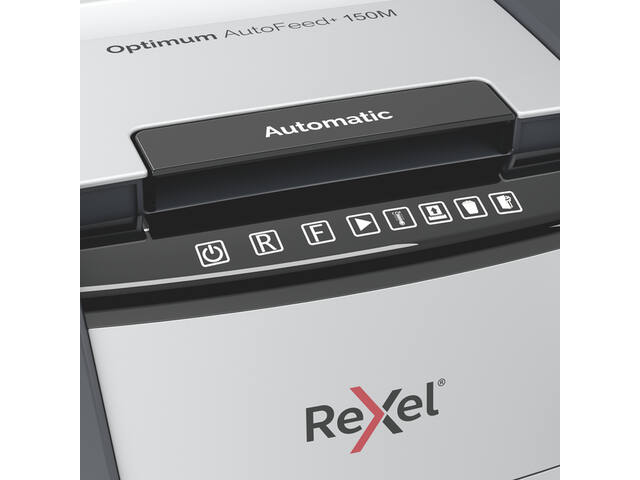 Papiervernietiger Rexel Optimum Auto+ 150M 2x15mm