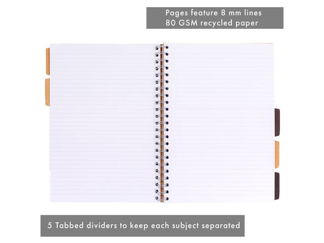 Projectboek Pukka Kraft A4 lijn 200 pagina s 80gr