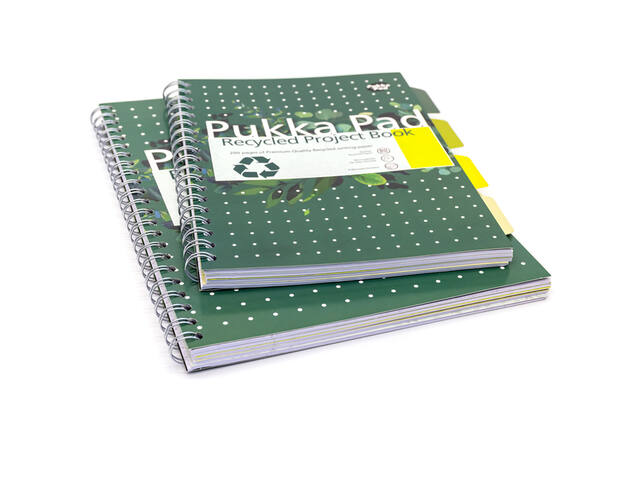 Projectboek Pukka Recy B5 lijn 200pag 80gr gn