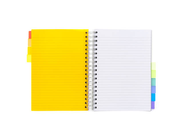 Projectboek Pukka White B5 lijn 10-tabs 400pag
