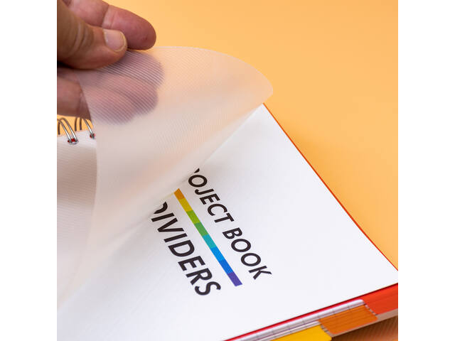 Projectboek Pukka White B5 lijn 10-tabs 400pag