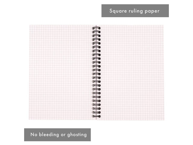 Notitieboek Pukka Jotta A5 rt 5x5 200pag 80gr gn