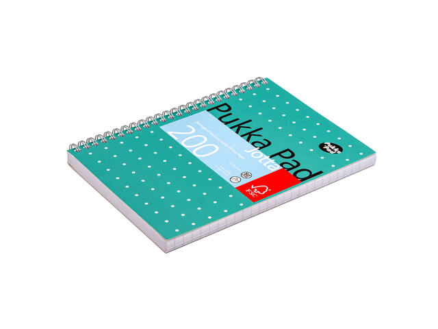 Notitieboek Pukka Jotta A5 lijn 200pag 80gr gn