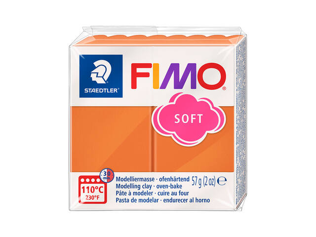 Boetseerklei Fimo soft 57 g cognac