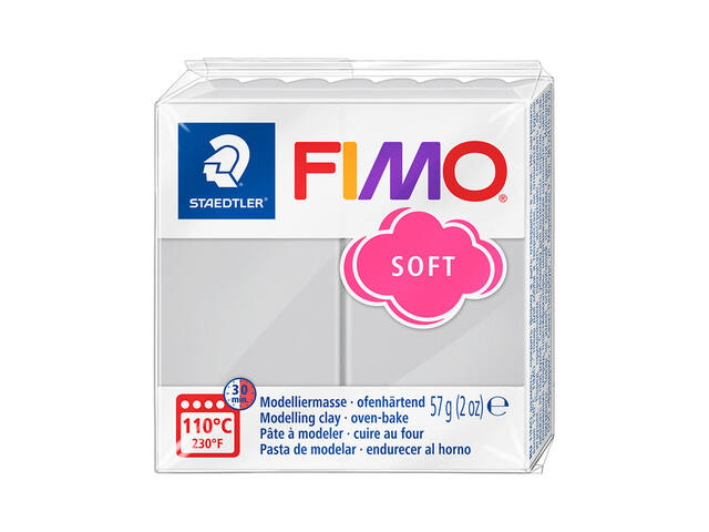 Boetseerklei Fimo soft 57 g dolfijngrijs