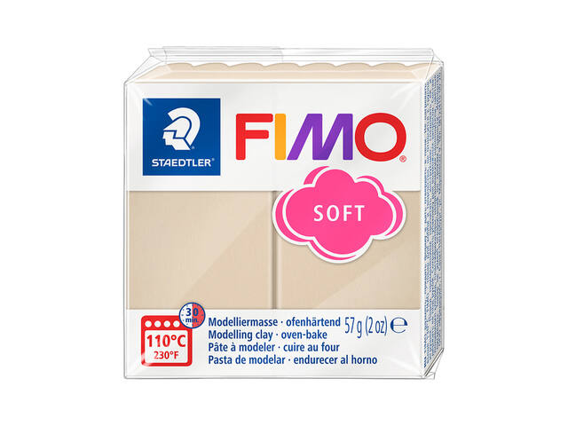 Boetseerklei Fimo soft 57 g sahara