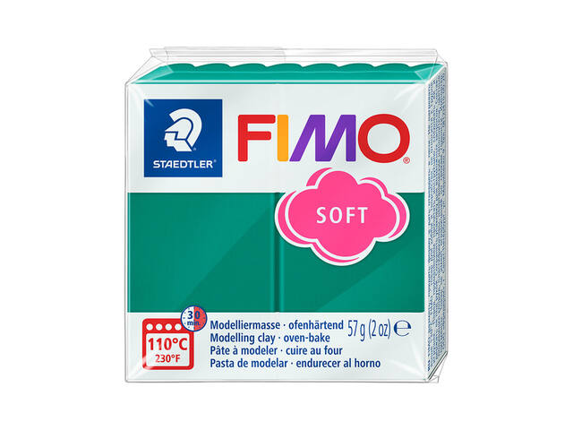 Boetseerklei Fimo soft 57 g smaragd