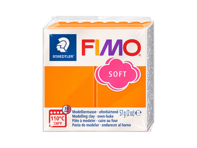 Boetseerklei Fimo soft 57 g mandarijn