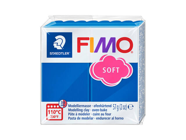 Boetseerklei Fimo soft 57 g pacificblauw